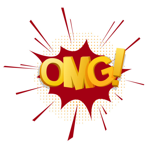 OMG !复古风格的语音泡泡图片下载