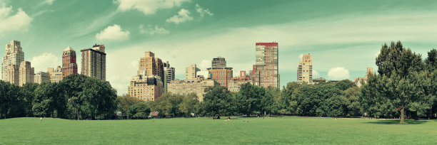 中央公园的春天图片下载