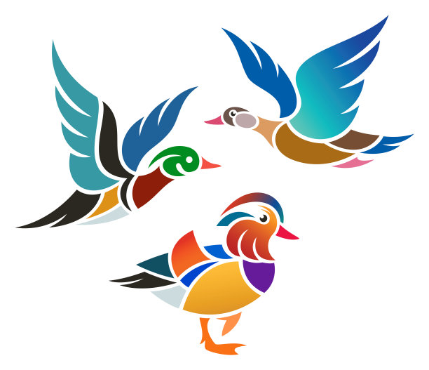 程式化的鸟类图片下载