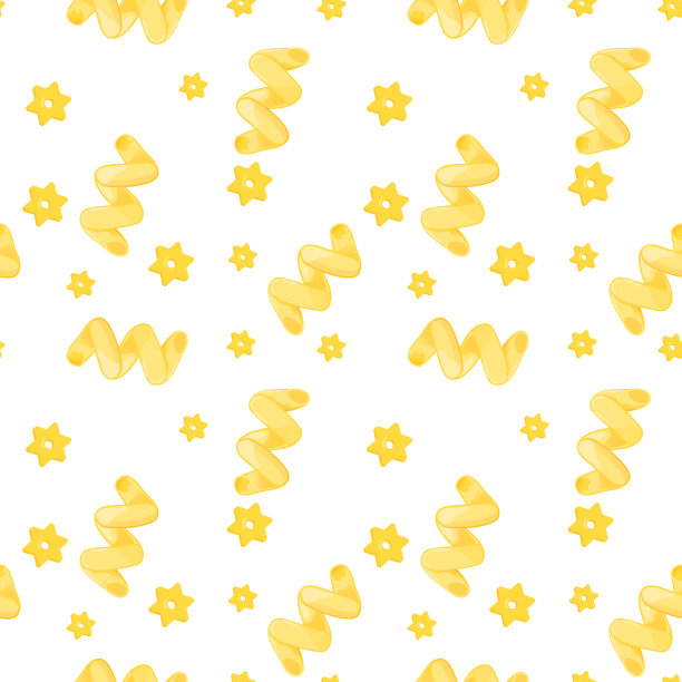 无缝图案与不同的通心粉在白色的背景。意大利通心粉。传统美食，好厨艺。图片下载