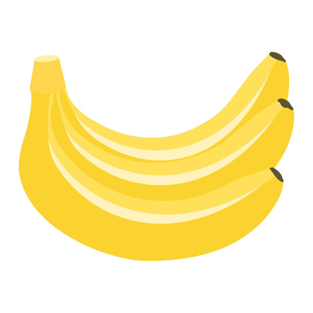 香蕉、矢量水果图片下载