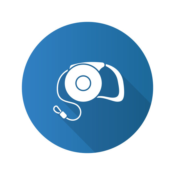 可伸缩的宠物铅图标图片下载