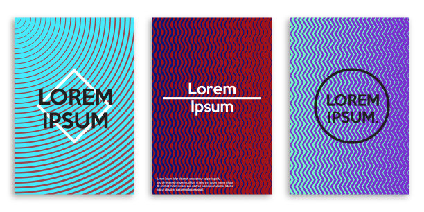 小册子的极简设计封面。图片下载