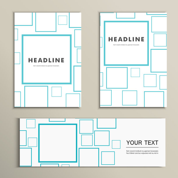 矢量模板表示方形背景图片下载