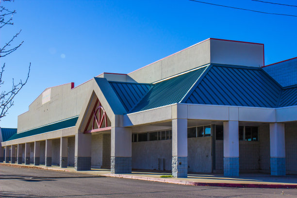 封闭的商业建筑图片下载