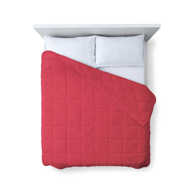 优雅的床顶视图图片下载