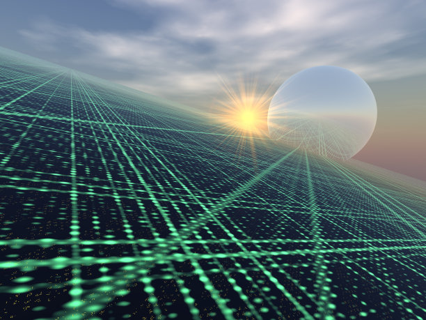 视界上的光阵图片下载