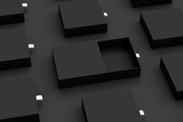 空的滑动抽屉盒图片下载