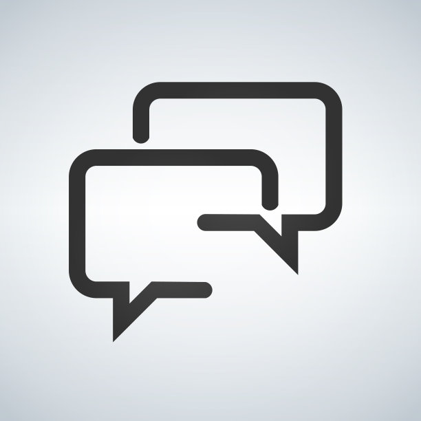 语音方块线图标。图片下载