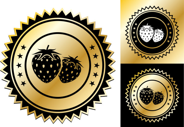 两个草莓。图片下载