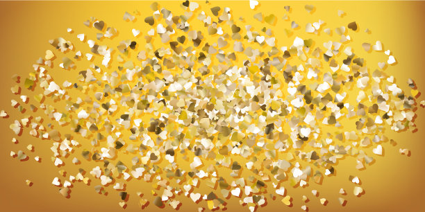 金色的纸屑图片下载
