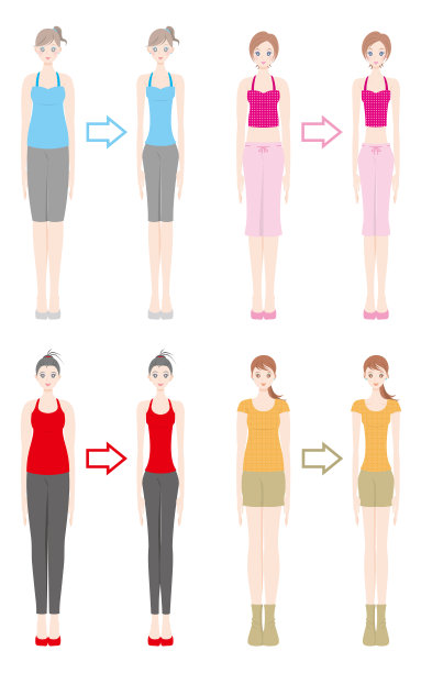 节食后变得苗条的女人图片下载