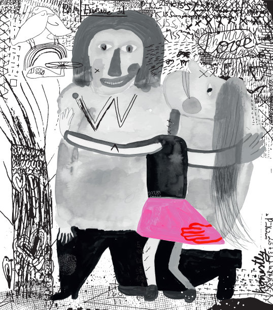 两个拥抱图片下载