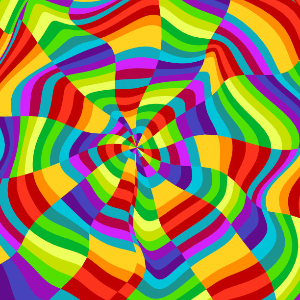 抽象的背景。马赛克。迷幻设计作曲。多边形矢量插图。图片下载