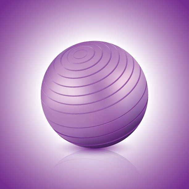 Fitball健身房插图图片下载