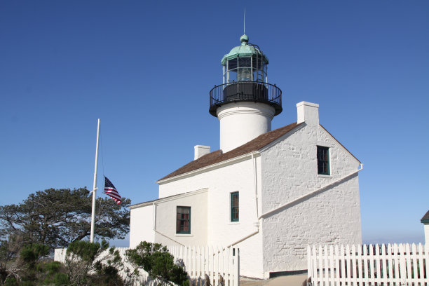 加州圣地亚哥附近的洛马灯塔图片下载