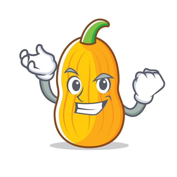成功的冬南瓜角色卡通图片下载