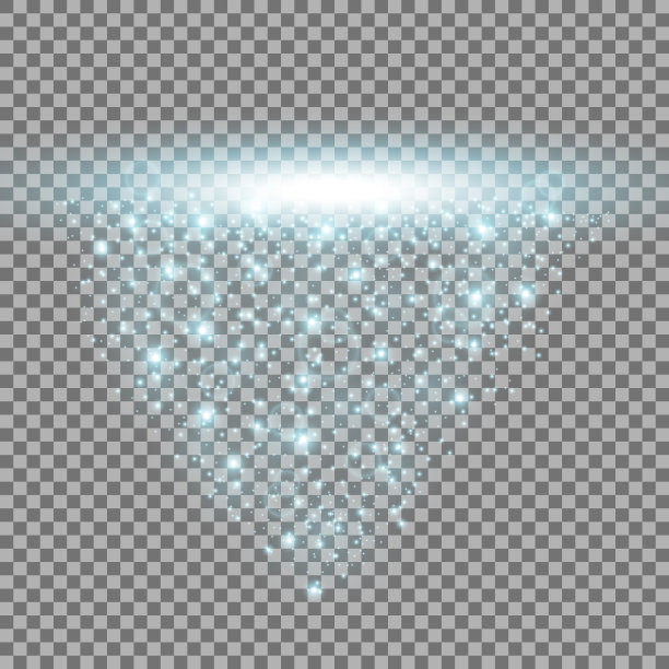 闪耀的光芒，水绿色图片下载