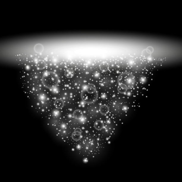 闪耀的光芒，白色的颜色图片下载