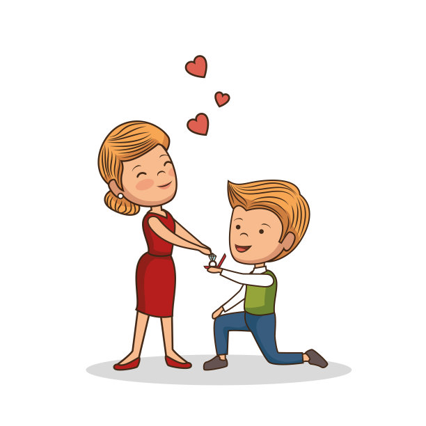 可爱的情侣情人节图片下载