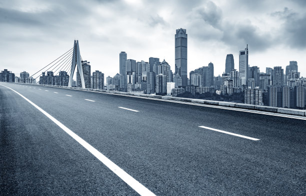 现代城市的天际线图片下载