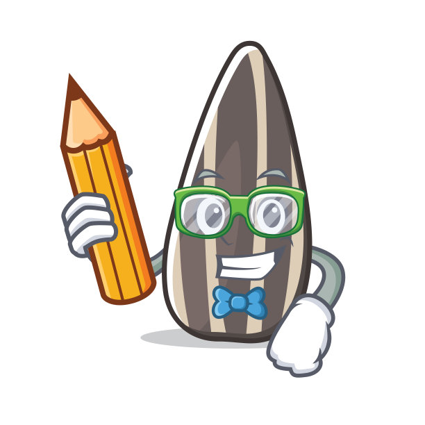 学生向日葵种子人物卡通图片下载