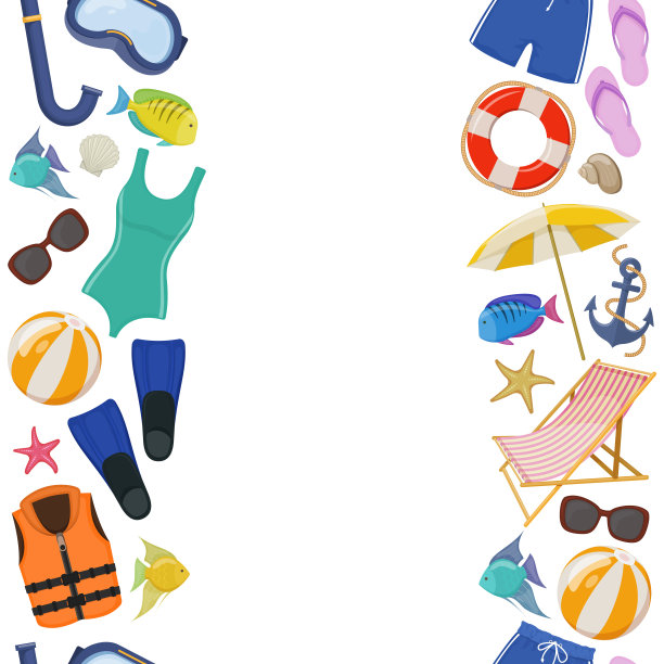 海滩暑假图片下载