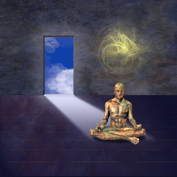 数字冥想图片下载