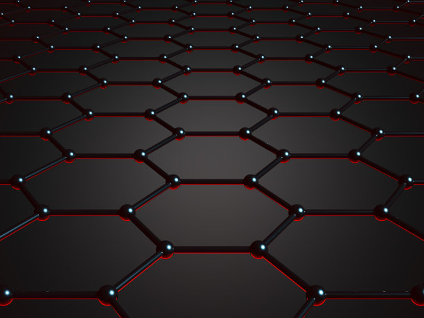 摘要纳米分子结构素材图片