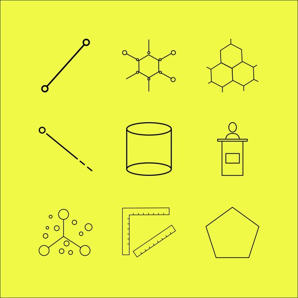 教育线性图标集。简单的轮廓图标图片下载