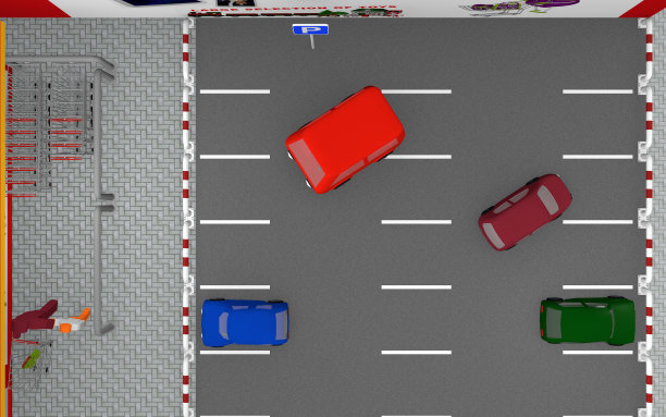 一个停车场图片下载