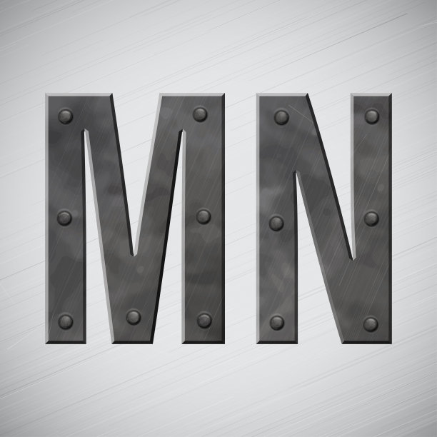 金属字母图片下载