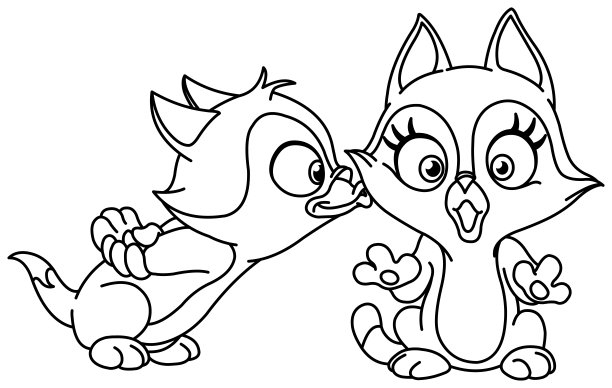 概述了小猫的吻图片下载