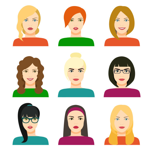 年轻女子微笑着展示着一杯咖啡。矢量平面样式插图图片下载