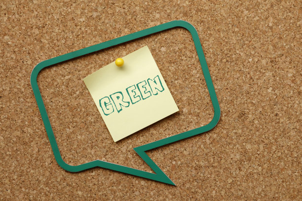 绿色讲话泡沫图片下载