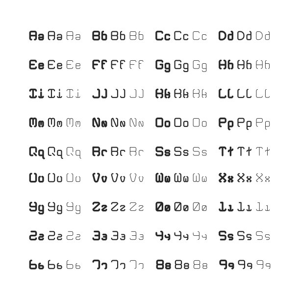 字母表全套-排版系列图片下载