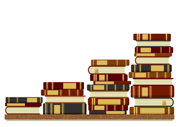 成堆的旧书图片下载