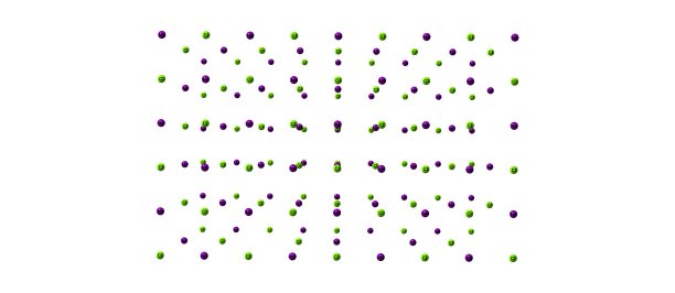 白色背景上氯化钠的分子结构图片下载