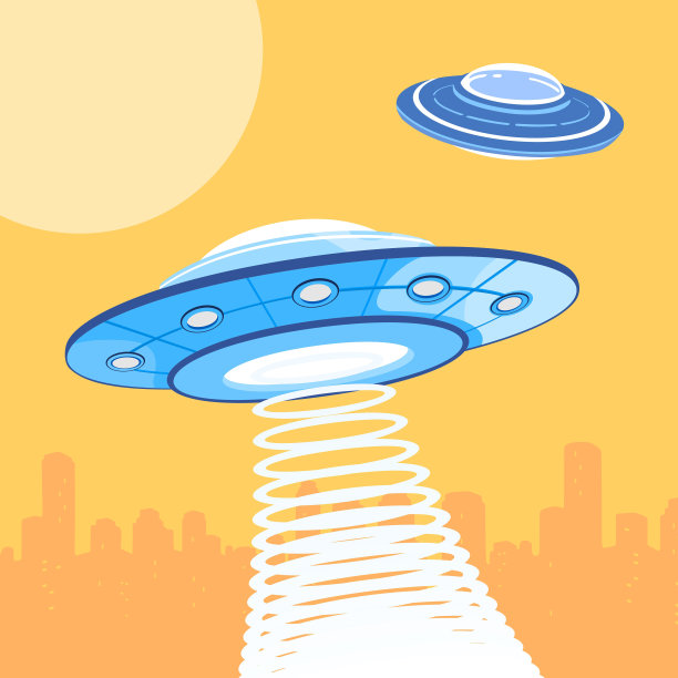 不明飞行物袭击城市图片下载