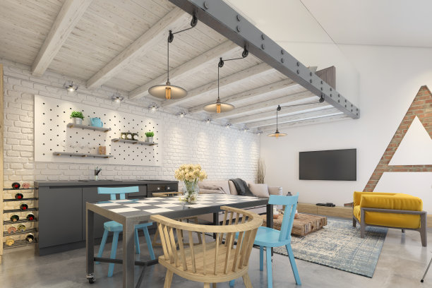 现代公寓室内图片下载