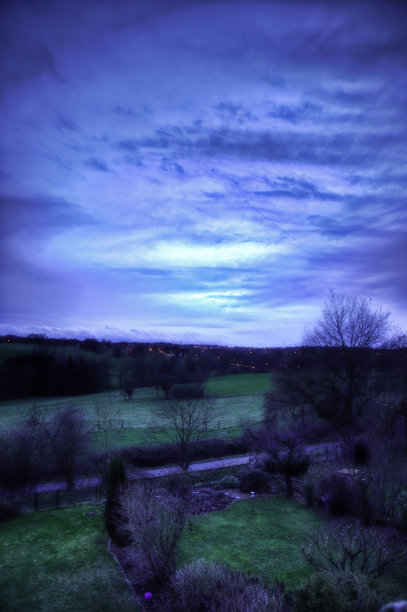 寒冷的丁香黄昏黄昏图片下载