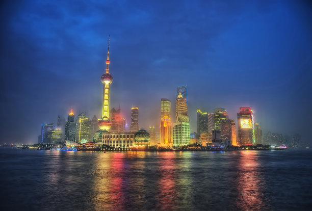 上海的天际线,中国图片下载