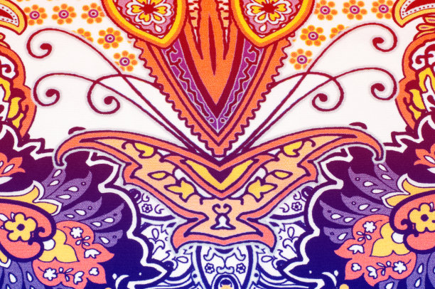 丝绸织物纹理。图片下载