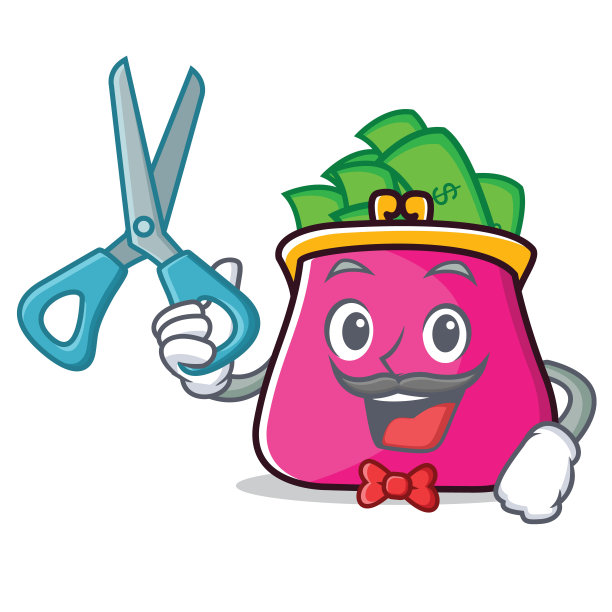 理发师钱包人物卡通风格图片下载