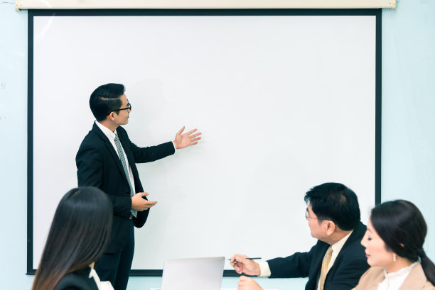 商业成功理念:商务会议展示室沟通素材图片