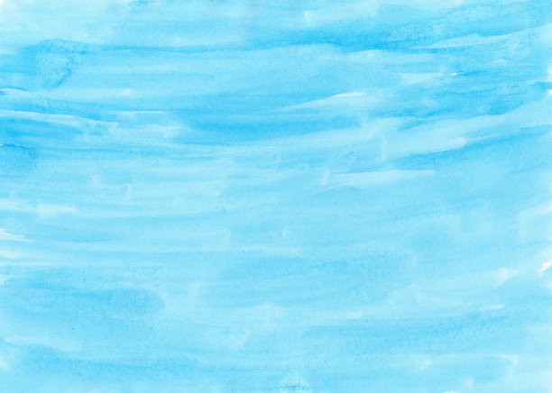 抽象纹理笔刷水墨背景蓝色水彩飞溅手绘在白色背景上图片下载