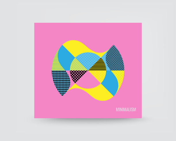 封面设计模板。抽象多彩的几何设计。矢量插图。可用于广告、营销、演示。图片下载