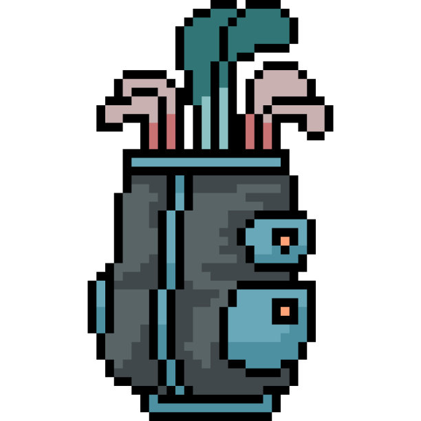 矢量像素艺术孤立的卡通图片下载