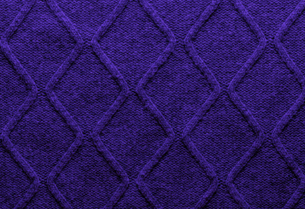 手工编织紫外光羊毛纹理背景。展示2018年度色彩的概念。图片下载