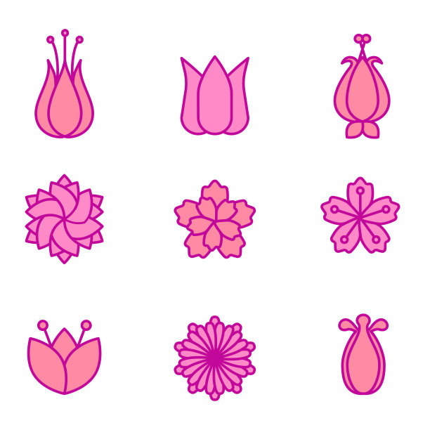 花线条图设置图片下载